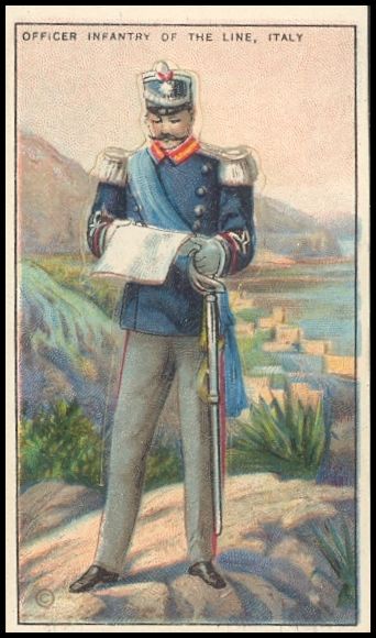 Officer Infantry Of The Line Italy